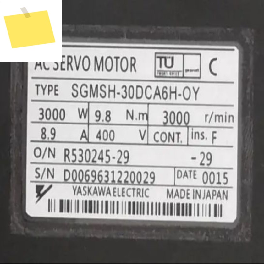 SGMSH-30DC6H-OY 신품 서보 모터, , , SGMSH OY 제품 이미지