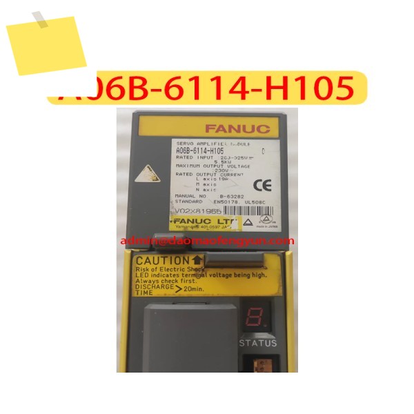 정품 오리지널 A06B-6114-H105 중고 서보 드라이브, A06B 6114 H105, 제품 이미지