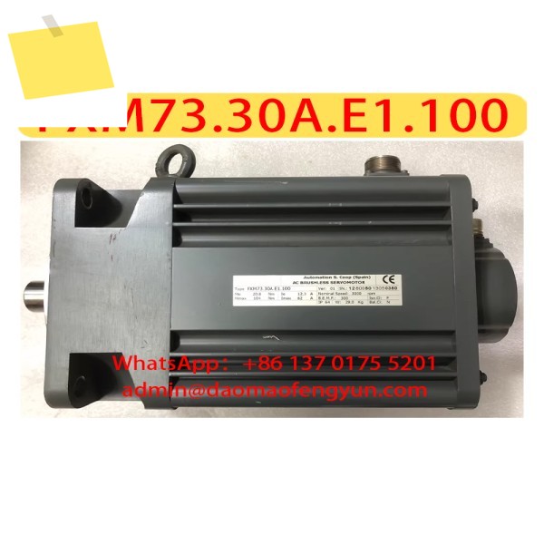 FXM73.30A.E1.100 중고 서보 모터 테스트 완료 E1 100 제품 이미지