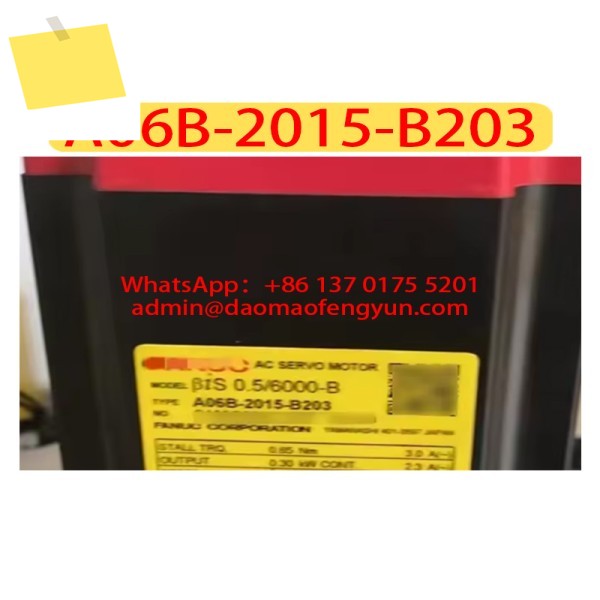 A06B-2015-B203 중고 서보 모터 A06B 2015 B203, 제품 이미지