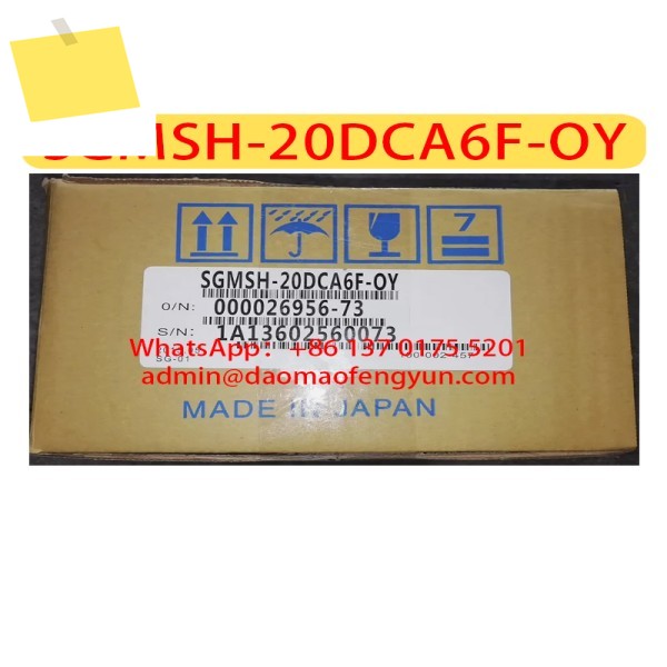 SGMSH-20DCA6F-OY 신품 고전압 서보 모터 원본, SGMSH OY 제품 이미지