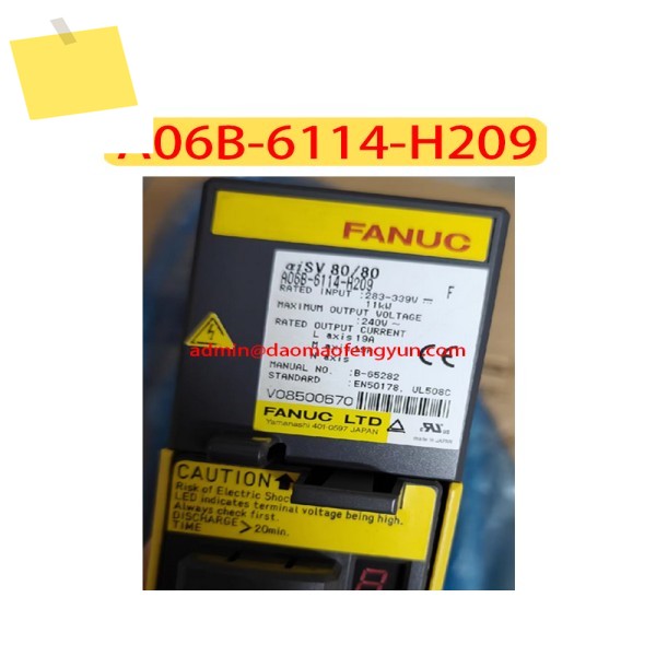 정품 A06B-6114-H209 중고 드라이브, A06B 6114 H209 제품 이미지