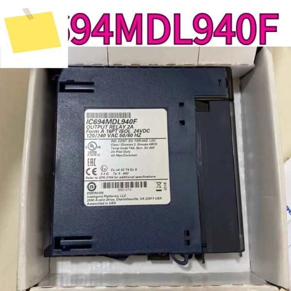을 위한 1년 보증이 제공되는 신품 프로그래밍 가능 컨트롤러 모듈 IC694MDL940F 제품 이미지