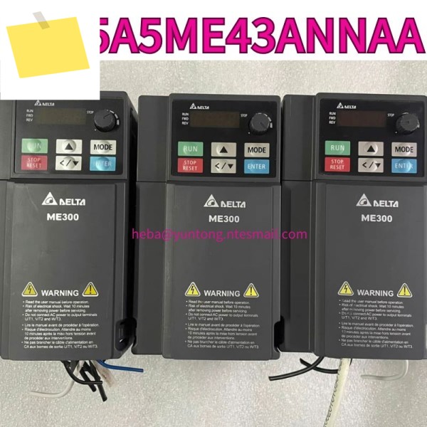 중고 VFD5A5ME43ANNAA 주파수 변환기 2.2kw 380V 테스트 OK, 제품 이미지