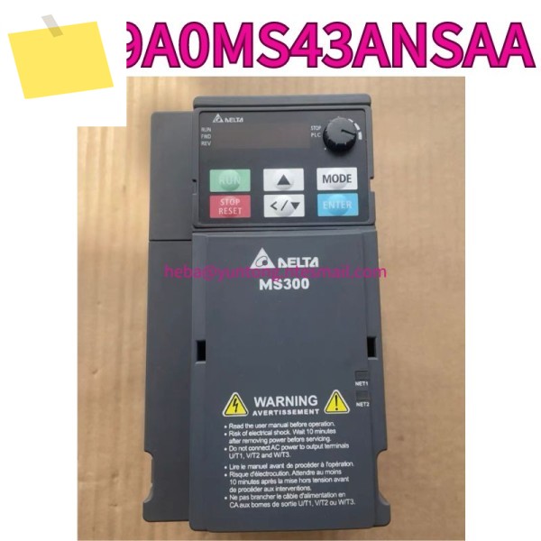 중고 VFD9A0MS43ANSAA 380V 3.7kw 주파수 변환기 테스트 OK 제품 이미지