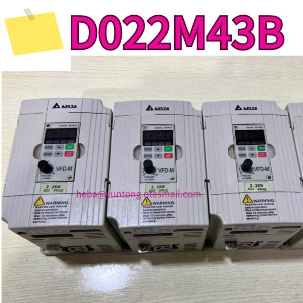 사용된 주파수 변환기 VFD022M43B 380V 2.2KW 테스트 OK 제품 이미지