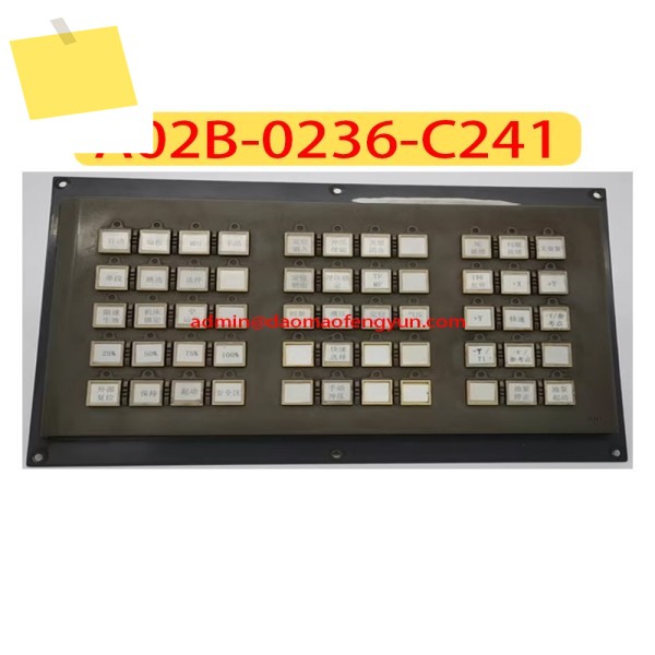 정품 오리지널 A02B-0236-C241 중고 시스템 작동 패널 판넬 판네루 프레스 키패드, A02B 0236 C241, 제품 이미지