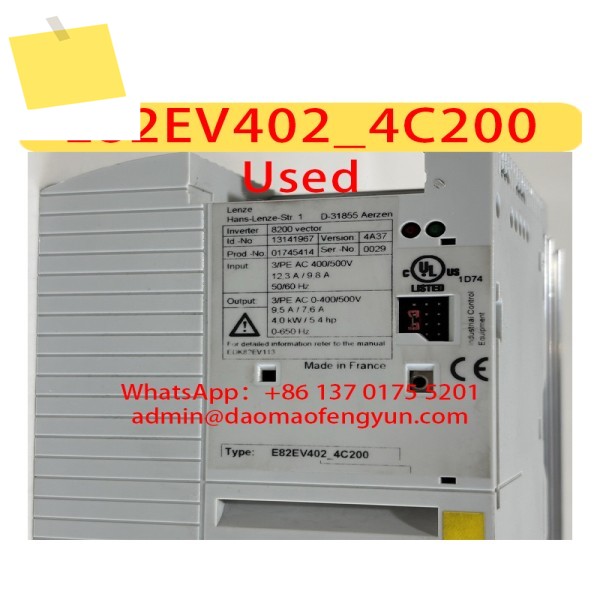 인버터 8200 벡터 E82EV402_4C200 중고 ID 13141967 테스트 완료 4C200 제품 이미지