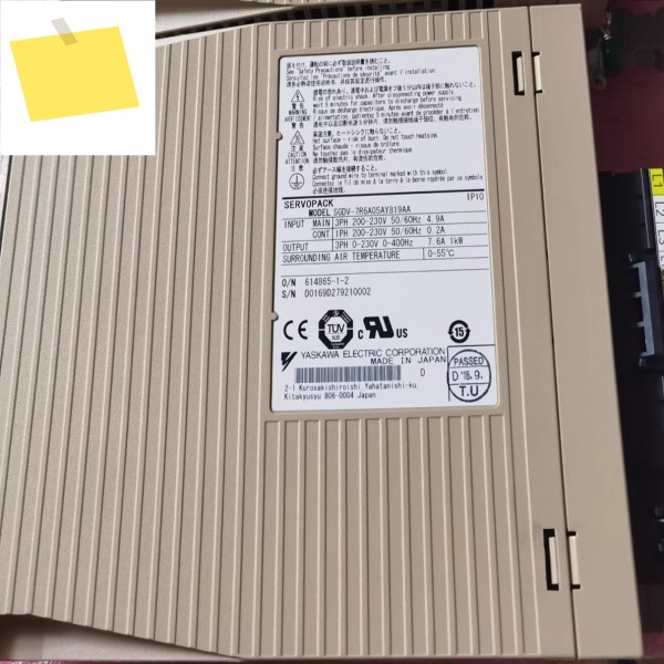 SGDV-7R6A05AY819AA 신품 서보 드라이브 정품, , SGDV 제품 이미지