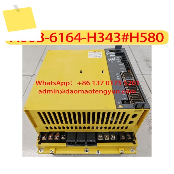 A06B-6164-H343 # H580 중고 통합 스핀들 드라이브 증폭기 컨트롤러, 테스트 완료, 제품 이미지