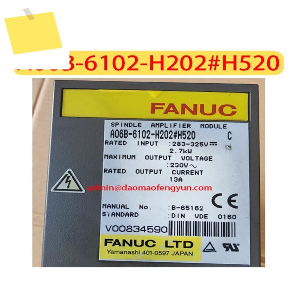 정품 오리지널 A06B-6102-H202 # H520 중고 서보 드라이브, A06B 6102 제품 이미지