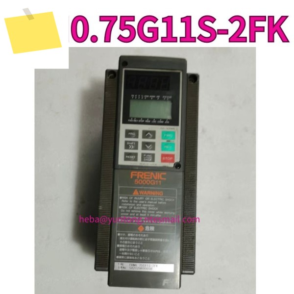 중고 주파수 변환기 FRN0.75G11S-2FK, 0.75KW 테스트 OK 제품 이미지