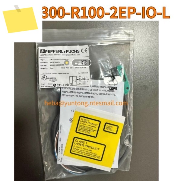 레이저 광전 스위치 OBT300-R100-2EP-IO-L, , 새제품 제품 이미지
