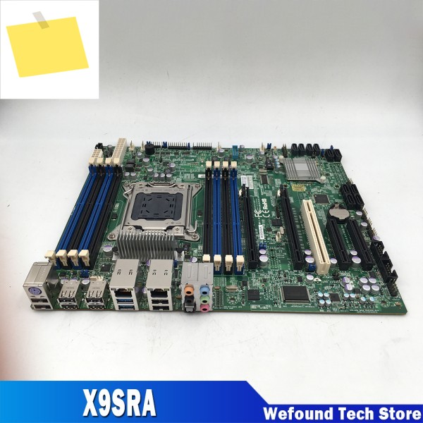 Supermicro LGA2011 C602 2PCI-EX16 지원 E5 2600 시리즈 워크스테이션 마더보드 X9SRA용 제품 이미지