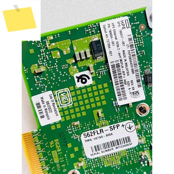 Original For HP 727054-B21 790317-001 10GB dual-port ten Gigabit network adapter 562FLR-SFP+ 제품 이미지