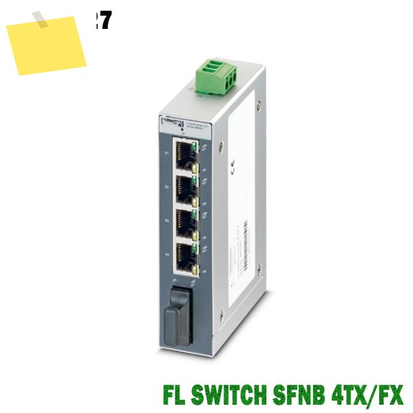 이더넷 산업용 스위치 FL SWITCH SFNB 4TXFX - 2891027 제품 이미지