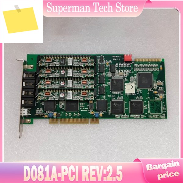 D081A-PCI REV:2.5 DONJIN-DN081A-4F 음성 카세트 4개 모듈 스위치 제어 신호 센서 제품 이미지