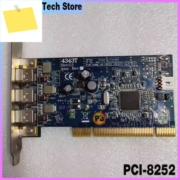 NI America 3포트 1394 통신 데이터 수집 DAQ 카드 PCI-8252 스위치 제어 신호 센서용 제품 이미지