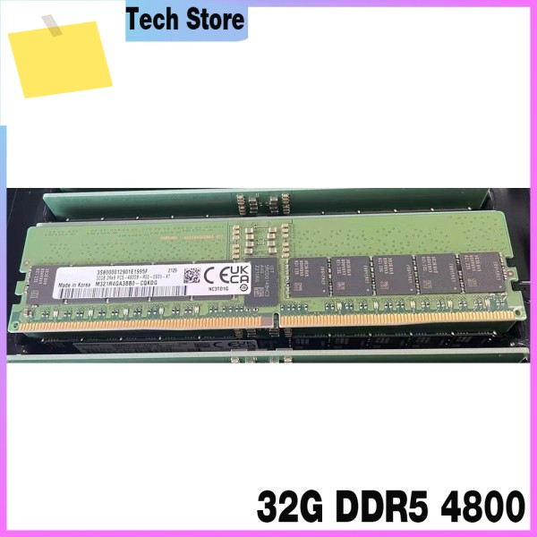 1개 32GB 2RX8 PC5-4800B RECC M321R4GA3BB0-CQK 서버 메모리 DDR5 제품 이미지