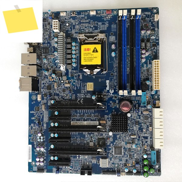 Supermicro 단일 경로 데스크탑 PC 마더보드용 C7Z87-OCE 4세대 코어 i3 i5 i7 시리즈 LGA1150 제품 이미지