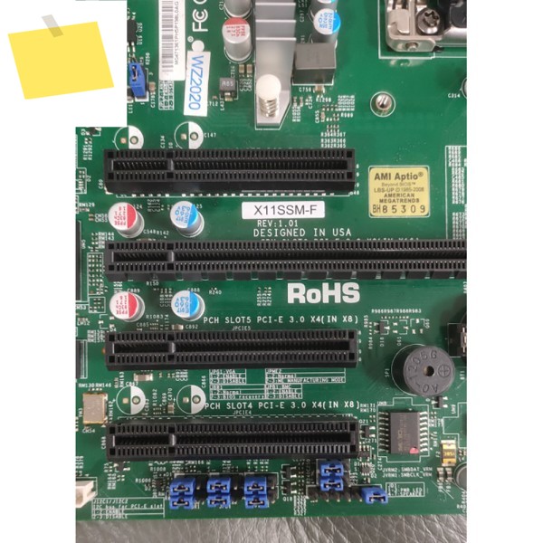 Supermicro 서버 마더보드 E3-1200 v6v5 7세대6세대용 코어 i3 시리즈 8 SATA36Gbps IPMI 2.0 LGA1151 X11SSM-F 제품 이미지