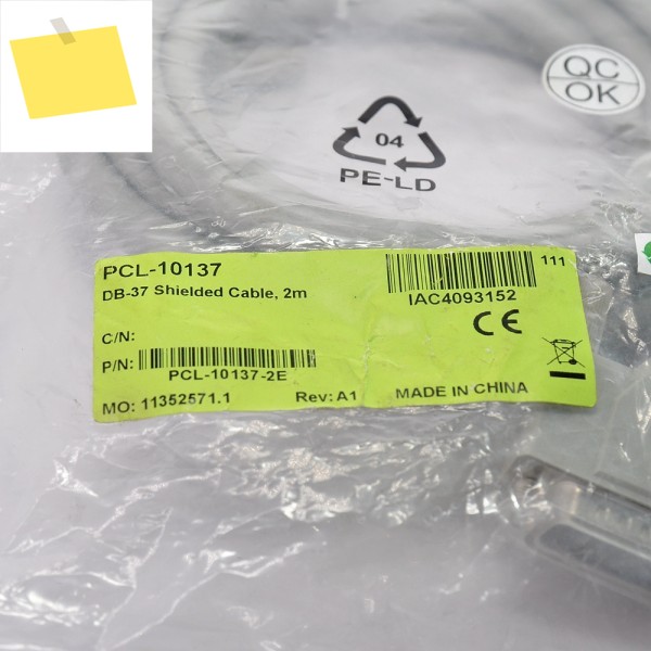 SCSI 데이터 케이블 차폐 2M DB-37 커넥터 이중 37핀 D-sub PCL-10137-2E 제품 이미지