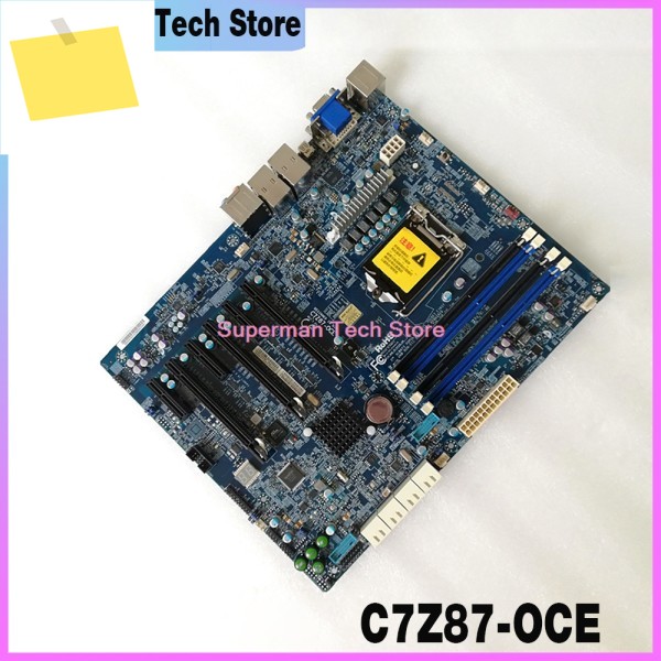 C7Z87-OCE 슈퍼마이크로 싱글 패스 데스크탑 PC 마더보드 4세대 코어 i3 i5 i7 시리즈 LGA1150 완벽한 작동 제품 이미지