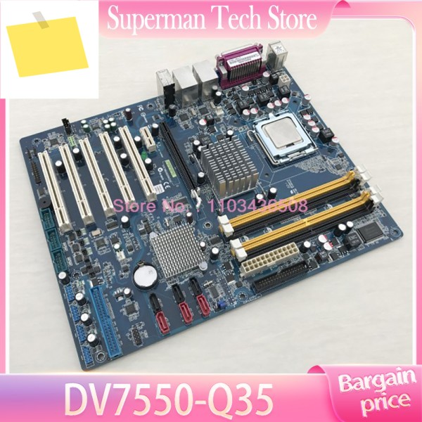 산업용 컴퓨터 장비 마더보드 R10 이중 네트워크 포트 5 PCI DV7550-Q35 제품 이미지