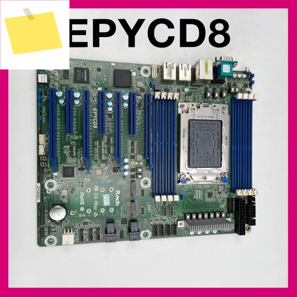 서버 마더보드 LGA4094 70027001 2 M.2 1GB 네트워크 포트 IPMI 8 SATA3 EPYCD8 제품 이미지