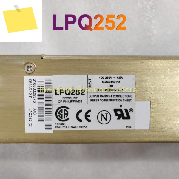 ASTEC 스위칭 전원 공급 장치 LPQ252용 DC 120-300V 3.4A 제품 이미지