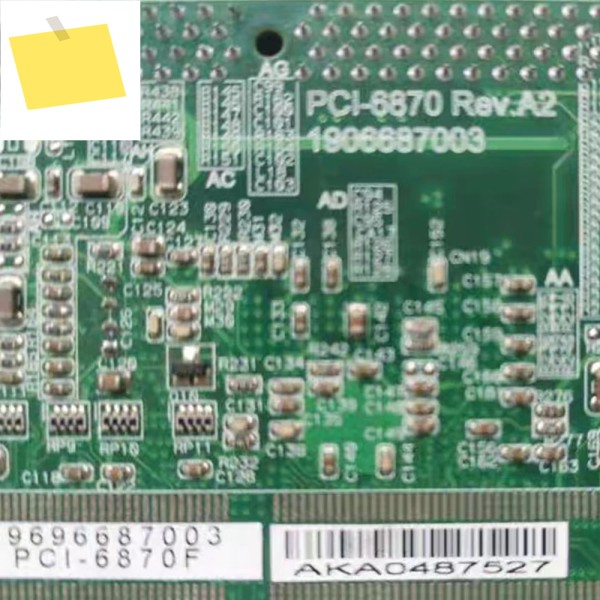 Advantech PCI-6870F 산업용 마더보드 PCI 반길이 카드 Rev.A2용 제품 이미지