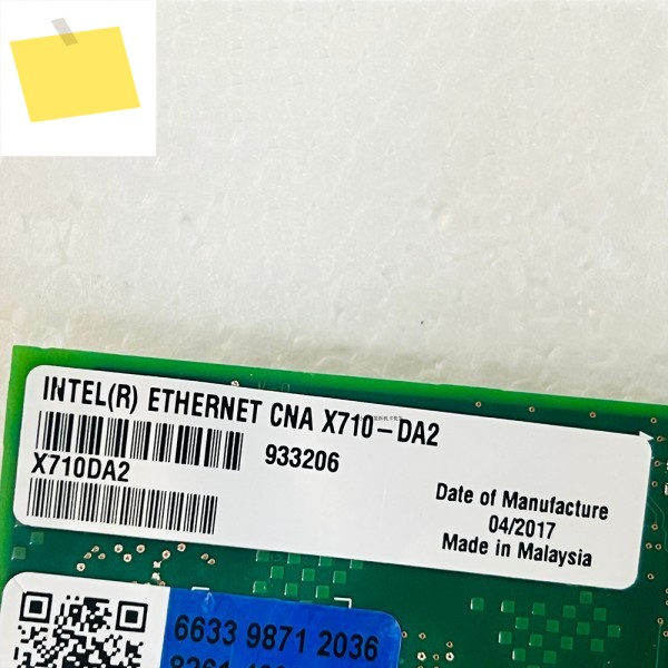 인텔 X710-DA2 듀얼 포트 10기가비트 광섬유 NIC 10GB DP SFP+용 제품 이미지