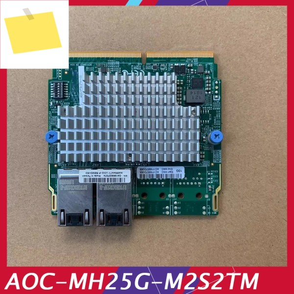 AOC-MH25G-M2S2TM 서버 NIC SIOM 듀얼 25G 광 + 10G 전기 제품 이미지
