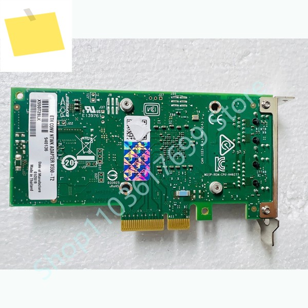 Qunhui 10 기가비트 전기 포트 네트워크 카드 2.5G PCIE RJ45 X550T2BLK 제품 이미지