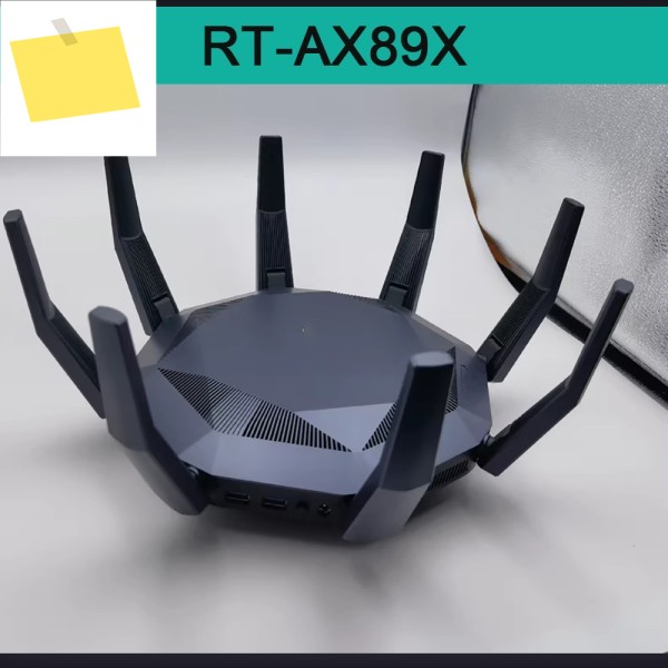 무선 와이파이6 듀얼 밴드 10기가비트 엔터프라이즈 라우터 RT-AX89X 제품 이미지