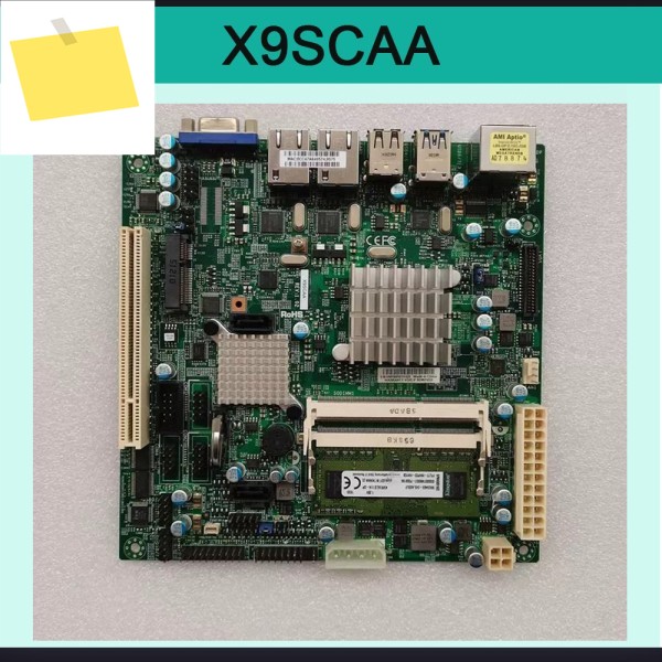 산업용 미니-ITX 마더보드 듀얼 네트워크 카드 X9SCAA 제품 이미지