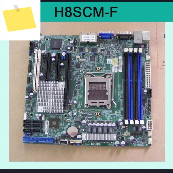 서버 마더보드 SR5650 칩 단일 채널 지원 8코어 H8SCM-F 제품 이미지