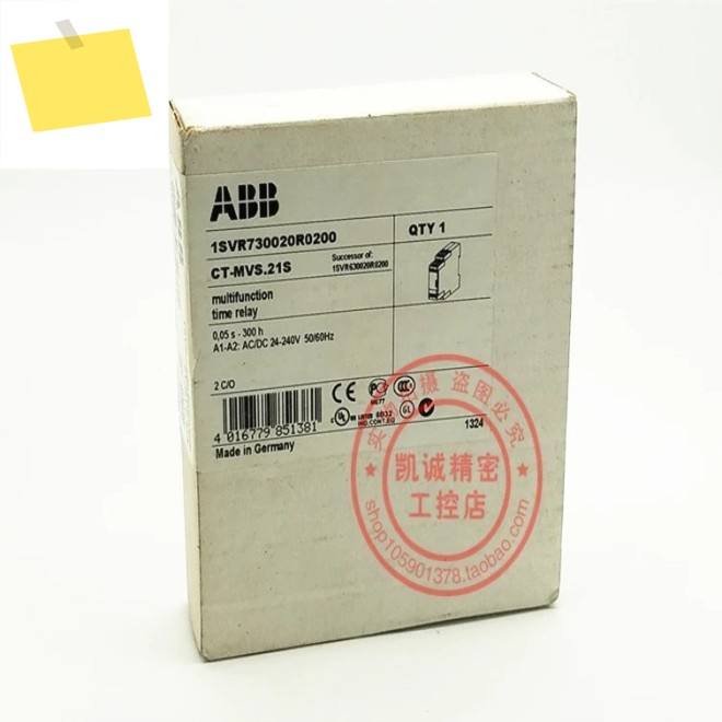 2025.4CT-MVS.21S 1SVR 730020 신품 ABB 전자 시간 릴레이 제품 이미지