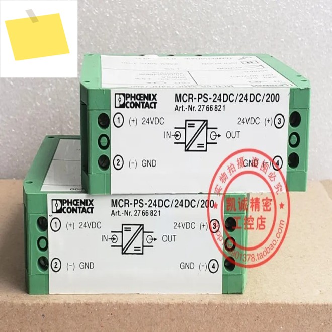2025.4Phoenix Isolator MCR-PS- 24DC24DC200 카탈로그 번호 2766821 제품 이미지