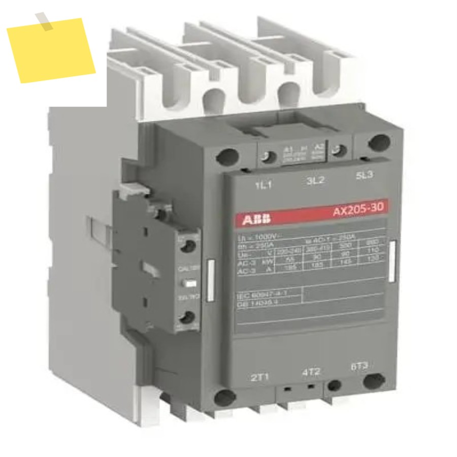 2025.4원래 ABB AC 접촉기 AX205-30-11-80 220-230V50Hz230-240V60Hz 제품 이미지