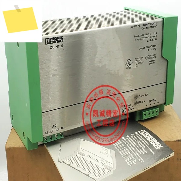 2025.4QUINT PS-3X400AC24DC20 원본 수입 Phoenix 스위칭 전원 공급 장치 2939467 제품 이미지