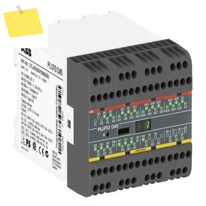 2025.4원래 가로 와이어 안전 릴레이 Pluto D45 PLC 2TLA 020070 R6600 제품 이미지