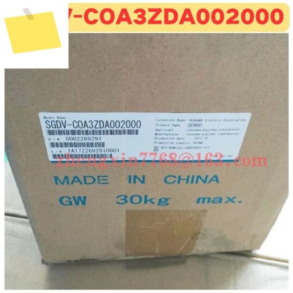 신품 SGDV-COA3ZDA002000 SGDV 드라이브 제품 이미지