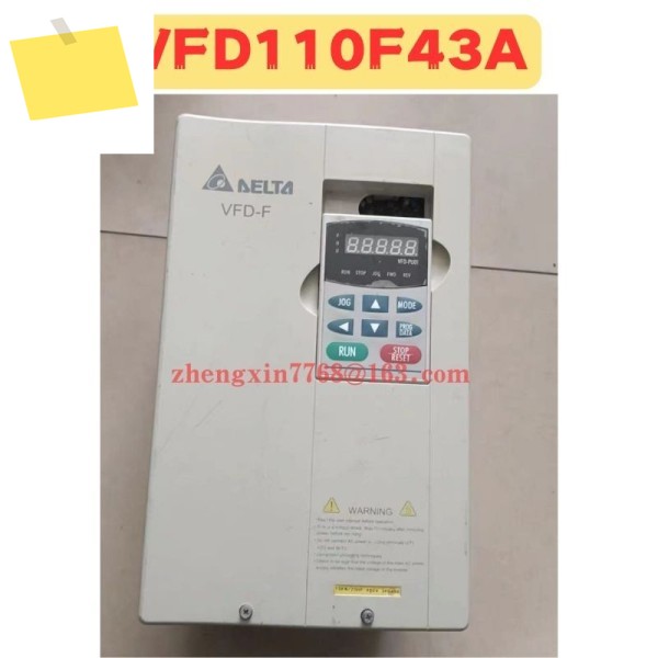 사용된 주파수 변환기 VFD110F43A 정상 기능 테스트 완료 제품 이미지