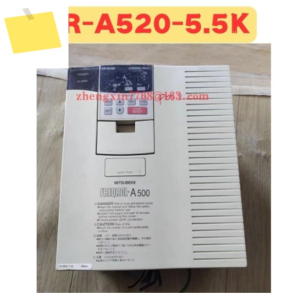 중고 주파수 변환기 FR-A520-5.5K FR A520 5.5K 정상 기능 테스트 완료 OK 제품 이미지