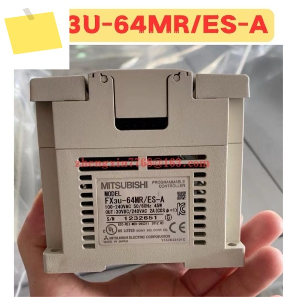 중고 PLC 프로그래밍 가능 컨트롤러 FX3U-64MRES-A ES-A 정상 기능 테스트 완료 OK 제품 이미지