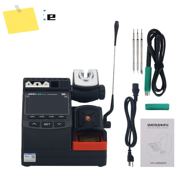 AIFEN-A9 Plus 120W 납땜 스테이션 + T245 핸들 3개의 팁 제품 이미지