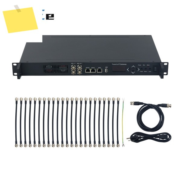 3508B-24 튜너-IP 게이트웨이 24 포트 DVBS2 입력 출력 복조 지원 BISS Descrambling 제품 이미지