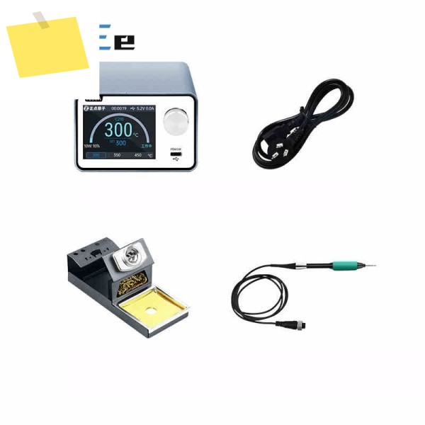 T300AT300B 115210245T12 220V 단일이중 채널 스마트 다기능 납땜 스테이션 160W 인두팁 포함 제품 이미지