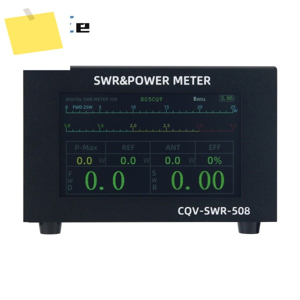 CQV-SWR-508 200W 1.8-54MHz 디지털 SWR 및 전력계 4.3인치 IPS 컬러 스크린 스탠딩 웨이브 미터 햄 라디오용 제품 이미지